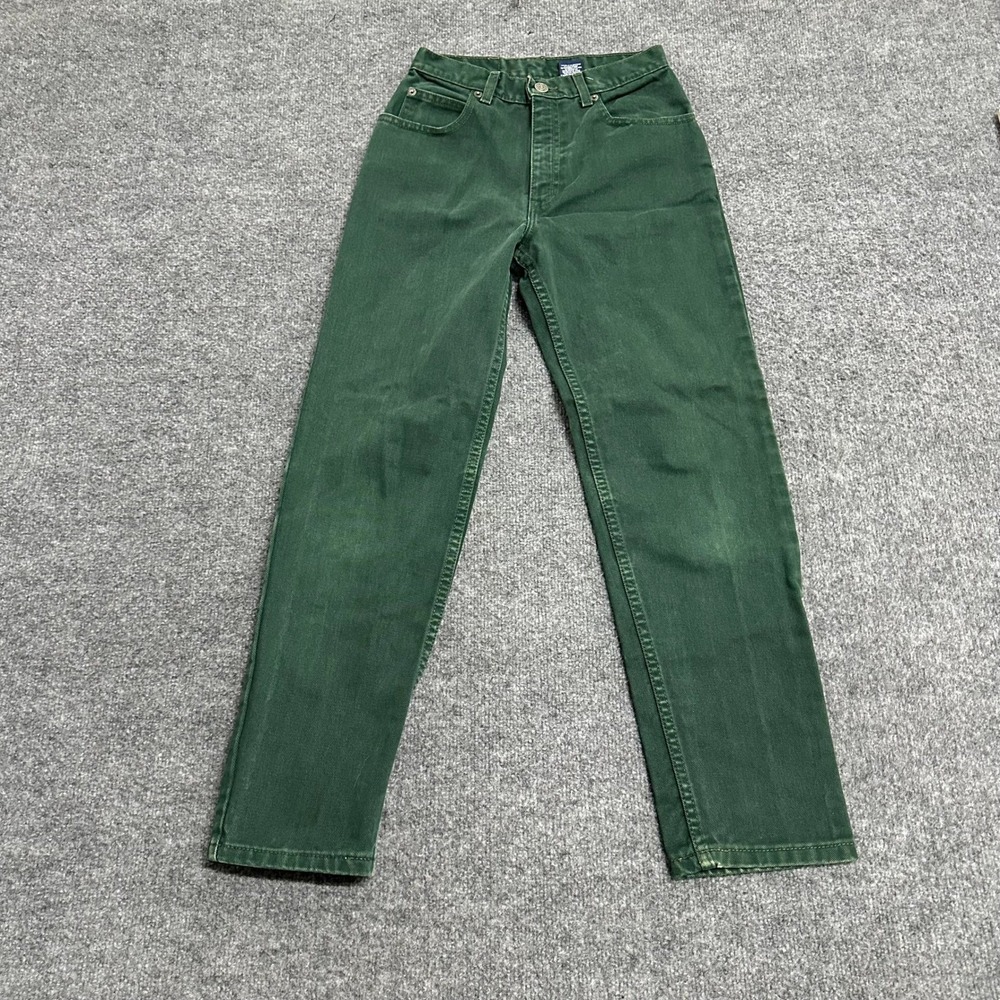 Gap Jeans Womens Size 24 Forest Green Classic Fit Cotton Denim Made in USA